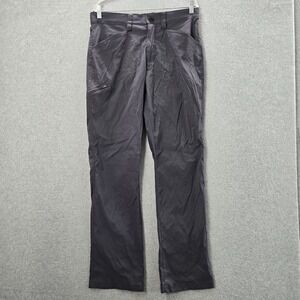 Orvis Men Jeans 32x32 Gray Chino Nylon Stretch‎ Outdoor Hiking Fishing